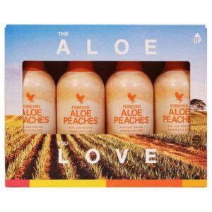 ALOE 4 PACK- PEACHES 4 x 1l